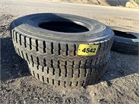 (2) 11R22.5 Tires