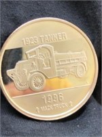 2 Oz 999 fine silver round joes fire truck series