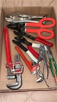 Lot of craftsman pliers and more