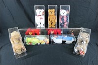 14 TY Beanie Babies Cased
