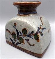 Jorge Wilmot Signed Tonala Mexico Pottery Vase
