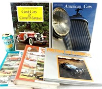 5 livres sur les voitures antiques, en anglais