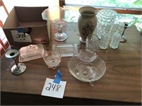 CUT GLASS & MISC. GLASSWARE