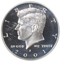 2001-S 90% Silver Proof Kennedy Half Dollar