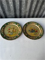 Vintage plate set of 2 made in Holland