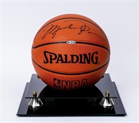 Michael Jordan Signed Spalding Official Basketball