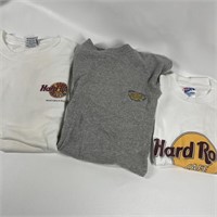 Trio of Hard Rock T-Shirts