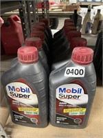 Lot (12) Mobil Super 10W-30 Motor Oil