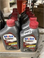 Lot (11) Mobil Super 10W-30 Motor Oil