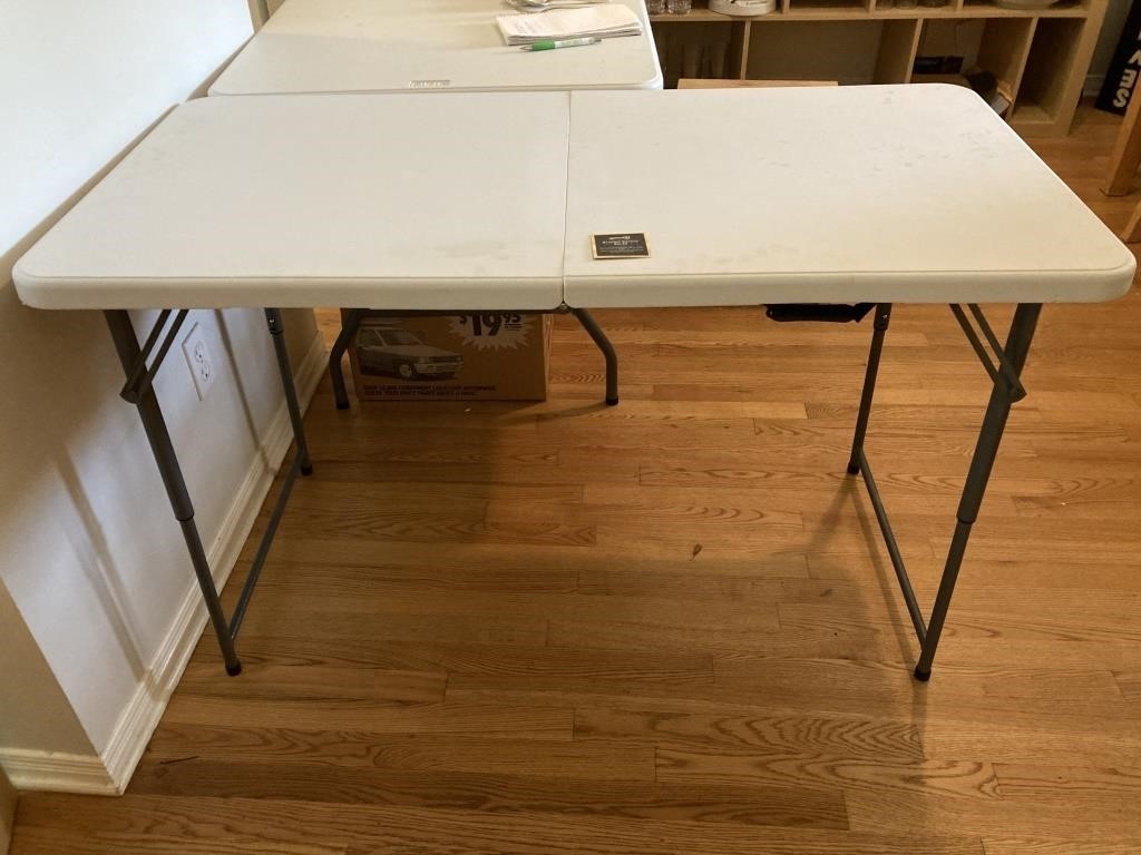 White Folding Table 4' x 2'