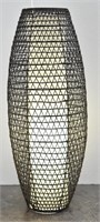 Tall Basket Weave Floor Lamp