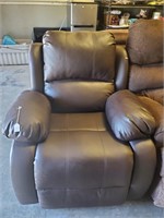 M- Faux Leather Recliner Chair (Small tear)