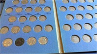 4, partially filled nickel, collectors folders,