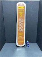 VINTAGE 39 INCH NASH THERMOMETER TUBE WORKS