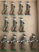 Painted Metal Soldiers