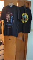 LEANN RIMES T-SHIRT SIZE XL AND A T-SHIRT GUNS-N-