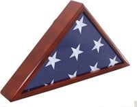 $67  Solid Wood Memorial Flag Case for 5x9.5' Flag