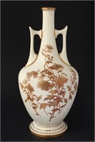 19th Century Royal Worcester Twin Handled Bottle