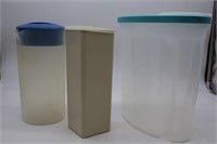 Containers (3) one Tupperware