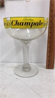 Large Champale malt liquor martini display piece