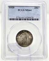 1920 Quarter PCGS MS 64