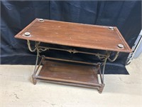 Ornate Iron Side Table