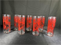 Orchids "Dragon" Tall Cocktail Glassware