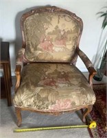 Oversized Oriental Chair w stainsafe