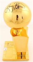 Autographed Larry Bird NBA Finals Replica Trophy