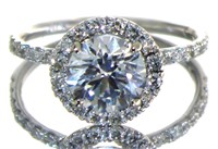 14kt Gold 1.99 ct Round Brilliant Lab Diamond Ring