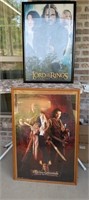 Framed Lord Of The Rings & Pirates Of The