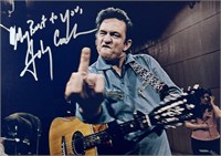 Autograph COA Johnny Cash Photo