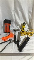 Flash lights, , power cord both not tested