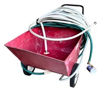 Gardening Wheeled Cart & Hoses