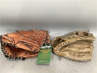 Wilson and Rawlings Softball Gloves