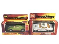 Matchbox Speed Kings Mercedes.C.111 & Police Car