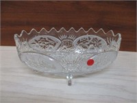 Oval Lead Crystal Bowl