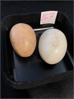 2 marble eggs