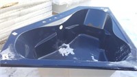 Maax triangular tub dark blue