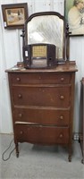 Dresser with mirror 68" tall