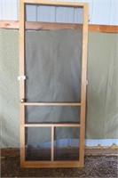 Screen Door - Wood Frame 32x80"