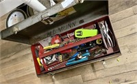 METAL TOOLBOX WITH TOOLS