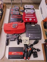 Assorted Flashback Game Consoles