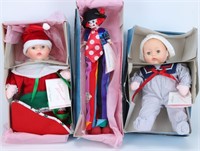3 Madame Alexander Huggums and Stilts Clown Doll