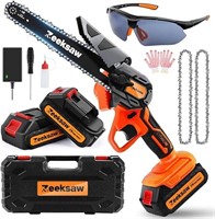 Mini Chainsaw 6 Inch Cordless, Super Handheld Chai