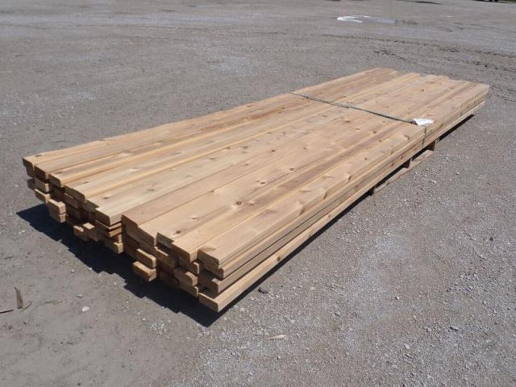 Qty Of 2 In. x 4 In. x 12 Ft. Low Grade Western