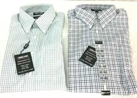 (2) LG Men's Dress Shirts- Kirkland