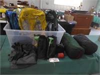 Tote - No Lid, Backpacks, Camping Items