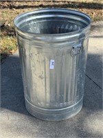 Large Galvanized Trash Can