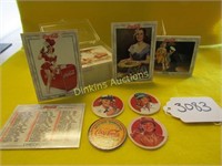 Coke Cards and Buttons